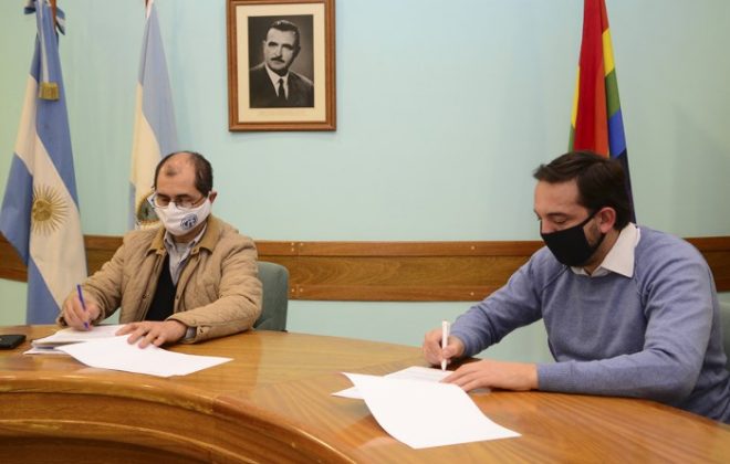 La CPE y la Municipalidad firmaron convenio de comodato de la ex Huerta Comunitaria