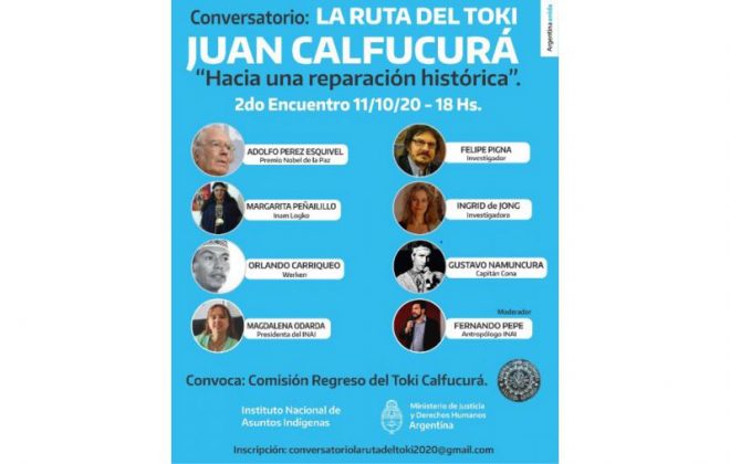 Segundo encuentro La Ruta del Toki Calfucurá: Hacia una reparación histórica