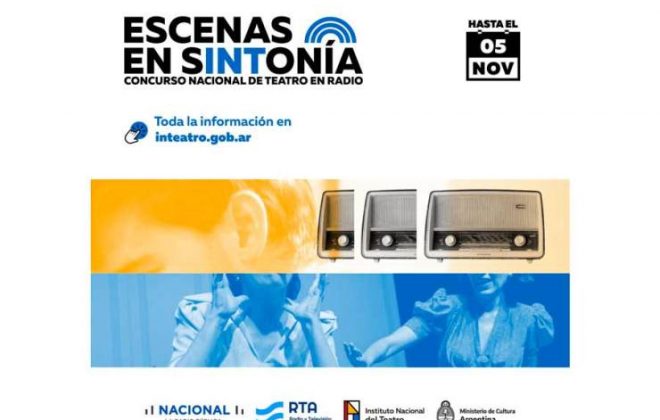 “Escenas en sINTonía”: Convocan a participar del Concurso Nacional de Teatro en Radio