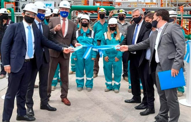 Alberto Fernández inauguró La Plata Cogeneración II, una central térmica de generación de energía de 166 millones de dólares.