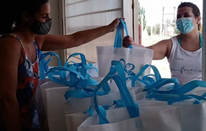 Santa Rosa: El municipio entregó canastas navideñas