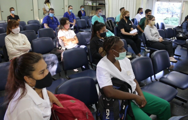 Estudiantes de enfermería llegan a General Pico para colaborar con la pandemia