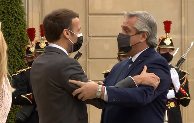 Macron a Fernández: “Francia está de su lado” en la renegociación de la deuda