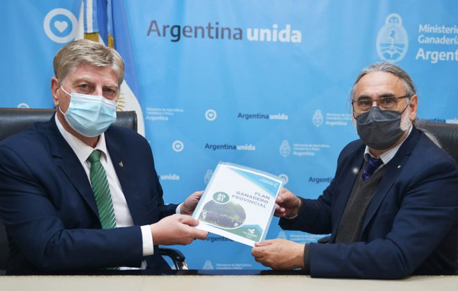 Ziliotto presentó a Basterra los lineamientos para actualizar y reformular el Plan Ganadero Provincial con apoyo del Gobierno nacional