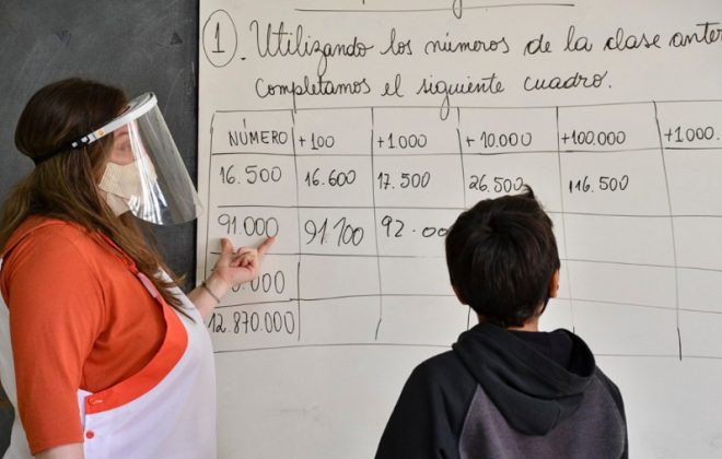 Se vacunaron 1000 docentes más