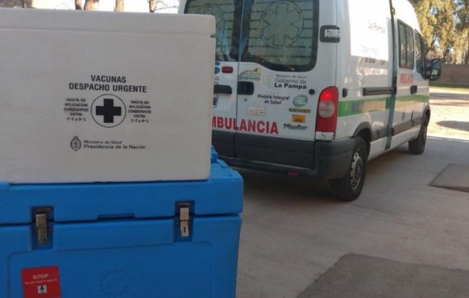 La Pampa recibió 11.500 dosis de vacunas