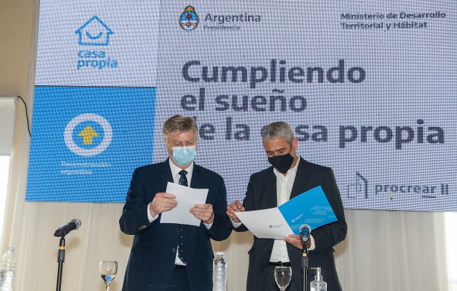 Nación asignó 1.100 viviendas más a La Pampa