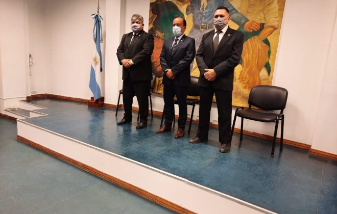 Presentaron la nueva jefatura de la Policía de La Pampa a la plana mayor de la fuerza