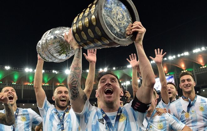 Argentina estrena el trofeo de la Copa América en Caracas ante Venezuela