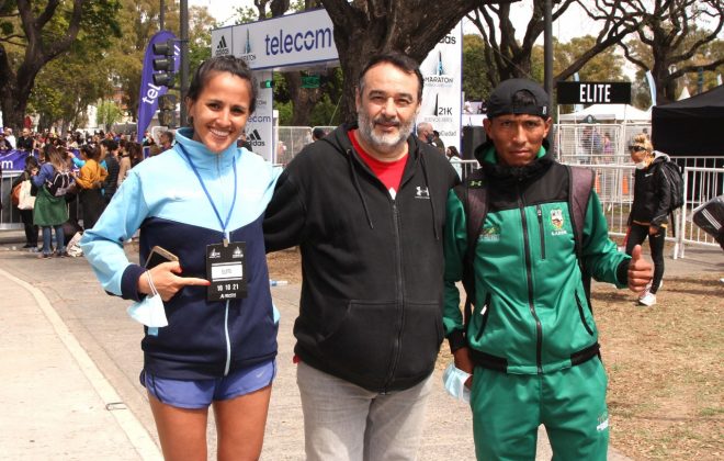 Atleta pampeana mejoró su marca en la Maratón de Buenos Aires