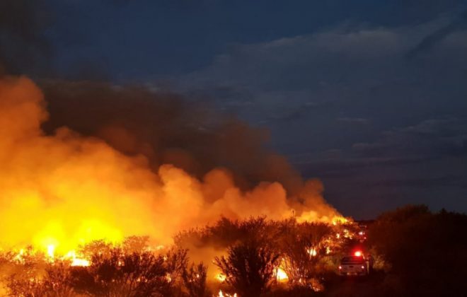 Se contuvieron una serie de incendios en la zona de Telén