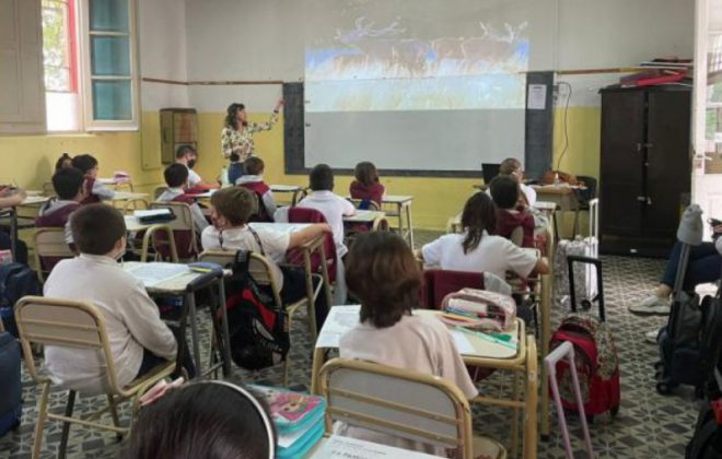 Turismo brindó una charla a alumnos del Domingo Savio