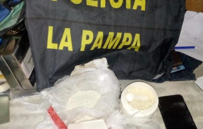 Secuestraron cocaína y detienen una persona en Santa Rosa