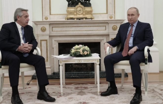 Alberto Fernández se reúne con Putin en el Kremlin