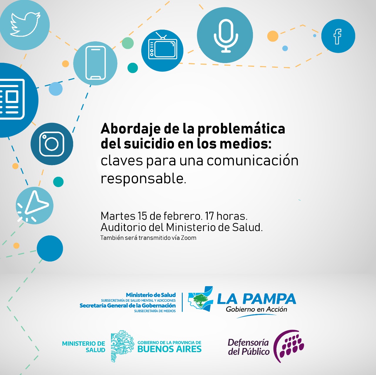 Lanzan capacitación a periodistas sobre abordaje de la problemática del suicidio