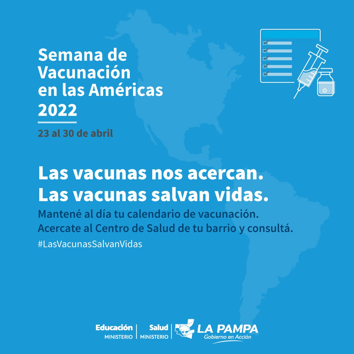 Se pone en marcha la Semana de la Vacunación en las Américas 2022