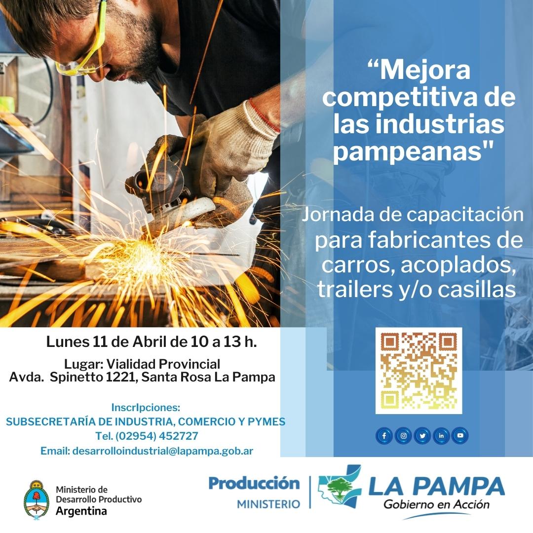 Capacitación para empresas metalmecánicas pampeanas