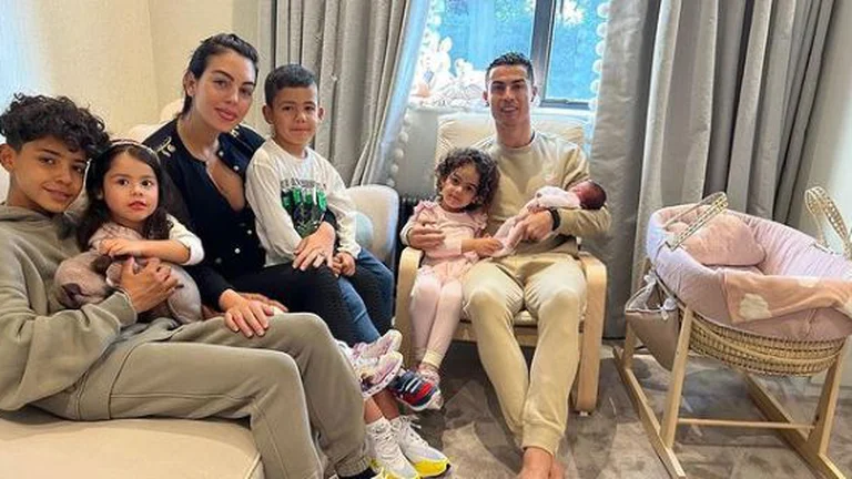 “Al fin juntos”: la primera foto de Cristiano Ronaldo, Georgina Rodríguez y su familia tras el nacimiento de su hija