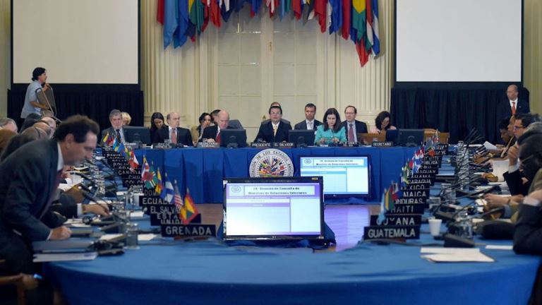 Argentina se abstuvo en la OEA para la suspensión de Rusia como observador permanente