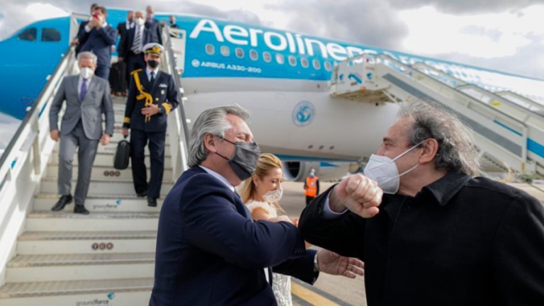 Viaje presidencial: Alberto Fernández inicia una nueva gira por España y Alemania