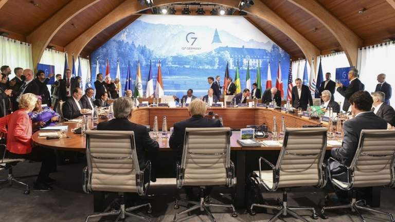 Alemania: El G7 cerró su cumbre con promesas de ayuda a Ucrania y de más sanciones contra Rusia