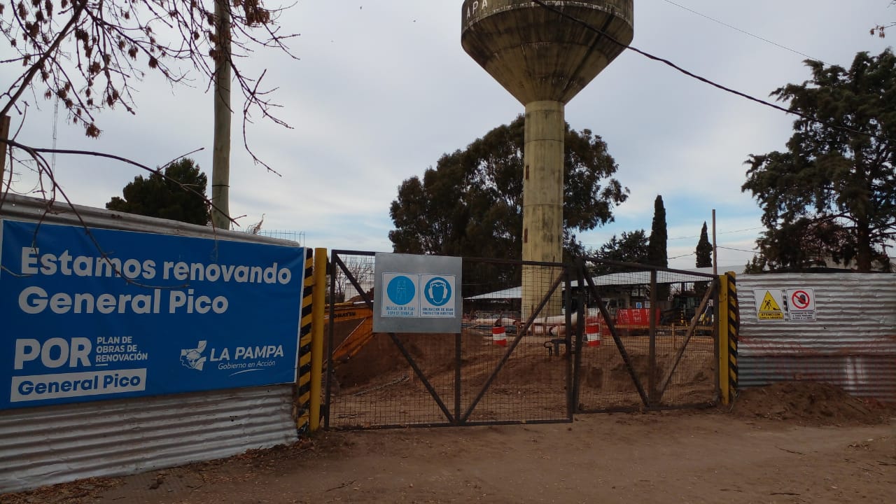 General Pico: Arreglos en el Centro de Abastecimiento de agua potable