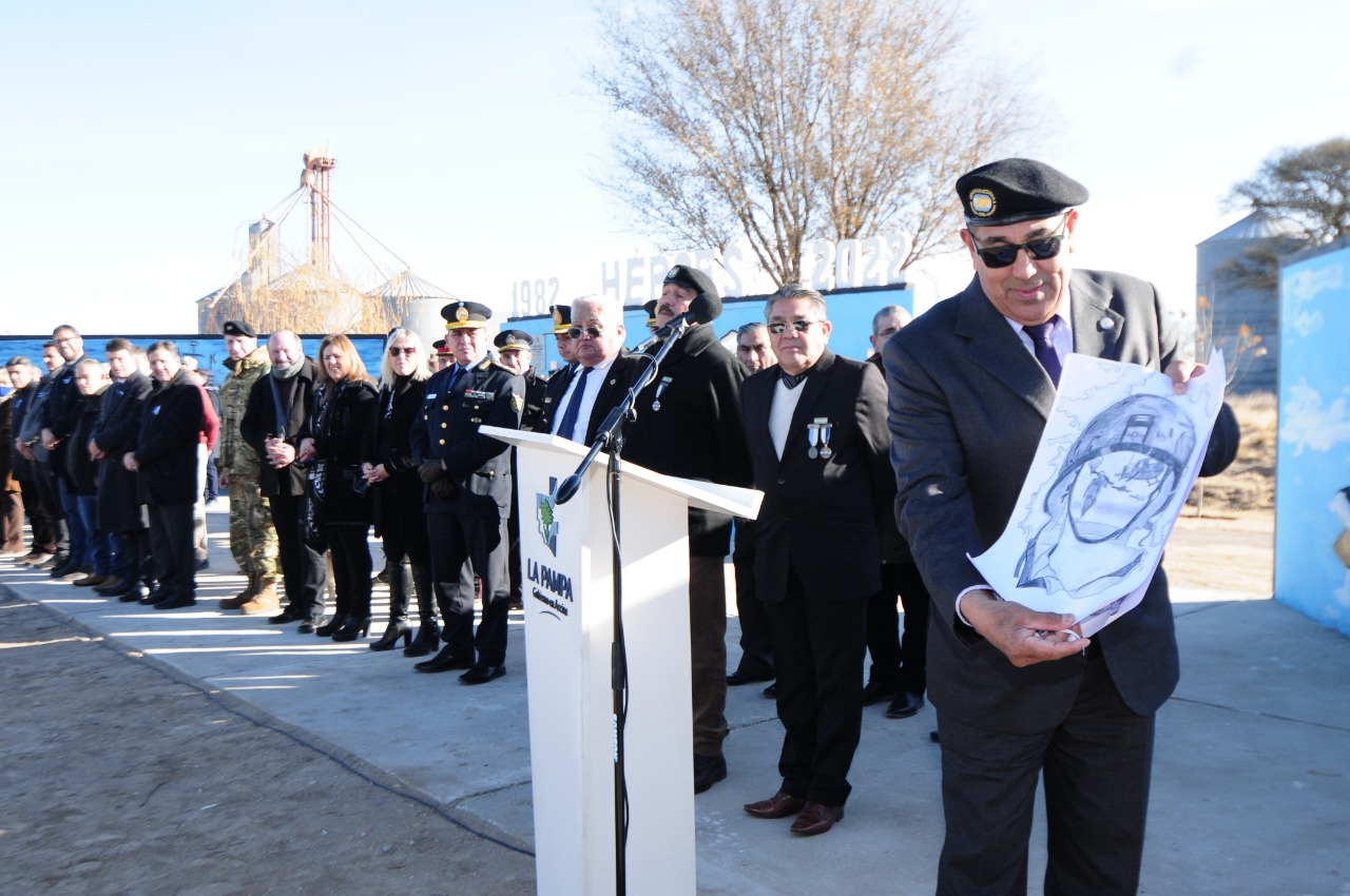 La Maruja: Ceremonia por el día de la Afirmación de los Derechos Argentinos sobre las Islas Malvinas, Islas y Sector Antártico