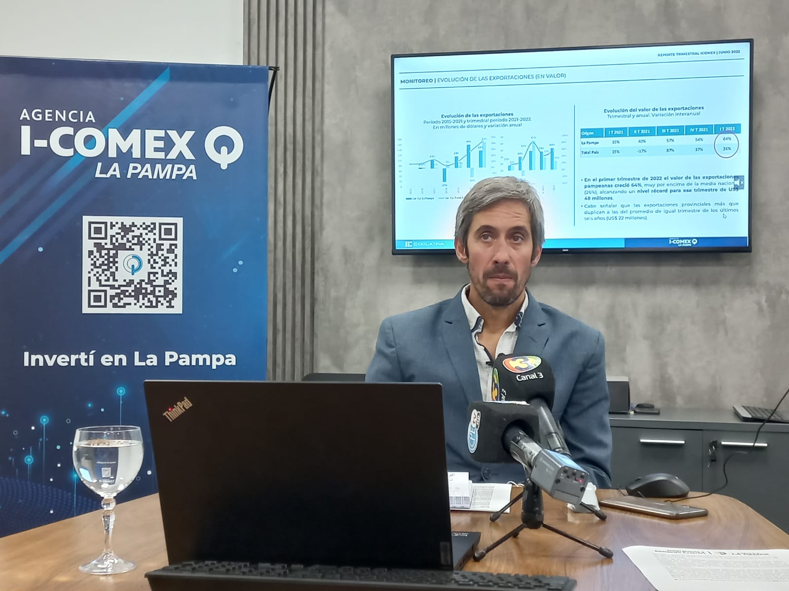 I-Comex: Récord de exportaciones pampeanas en el primer trimestre del 2022