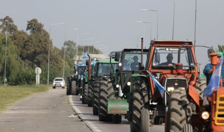 El campo anunció un cese de comercialización el 13 de julio por el faltante de gasoil