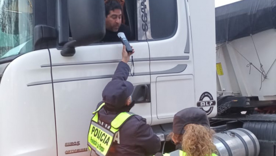 En La Pampa, 19 alcoholemias positivas durante el fin de semana