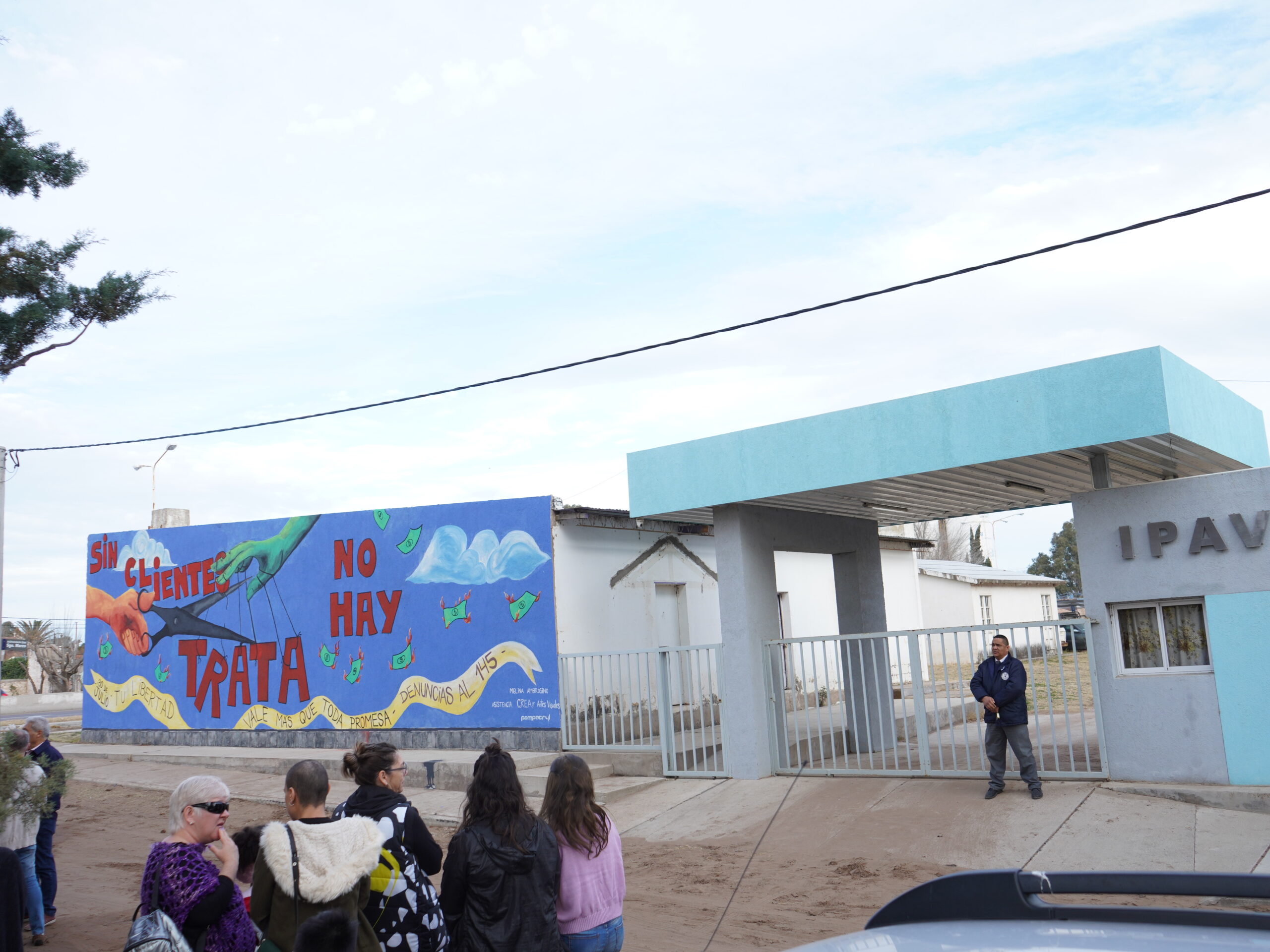 Lucha contra la Trata de Personas: Inauguraron un mural conmemorativo