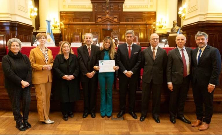 Catán, Succurro y Rebechi, los primeros graduados en la Diplomatura Judicial en Género