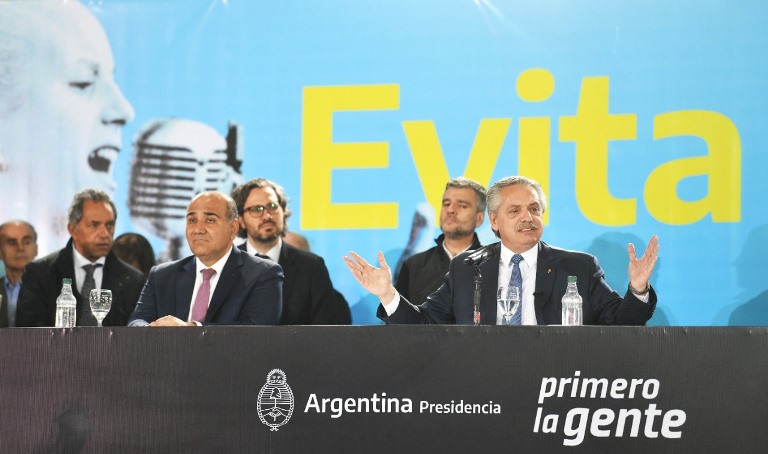 Alberto Fernández: “Tenemos que tomar la bandera de Evita y luchar más que nunca”, dijo en Chapadmalal