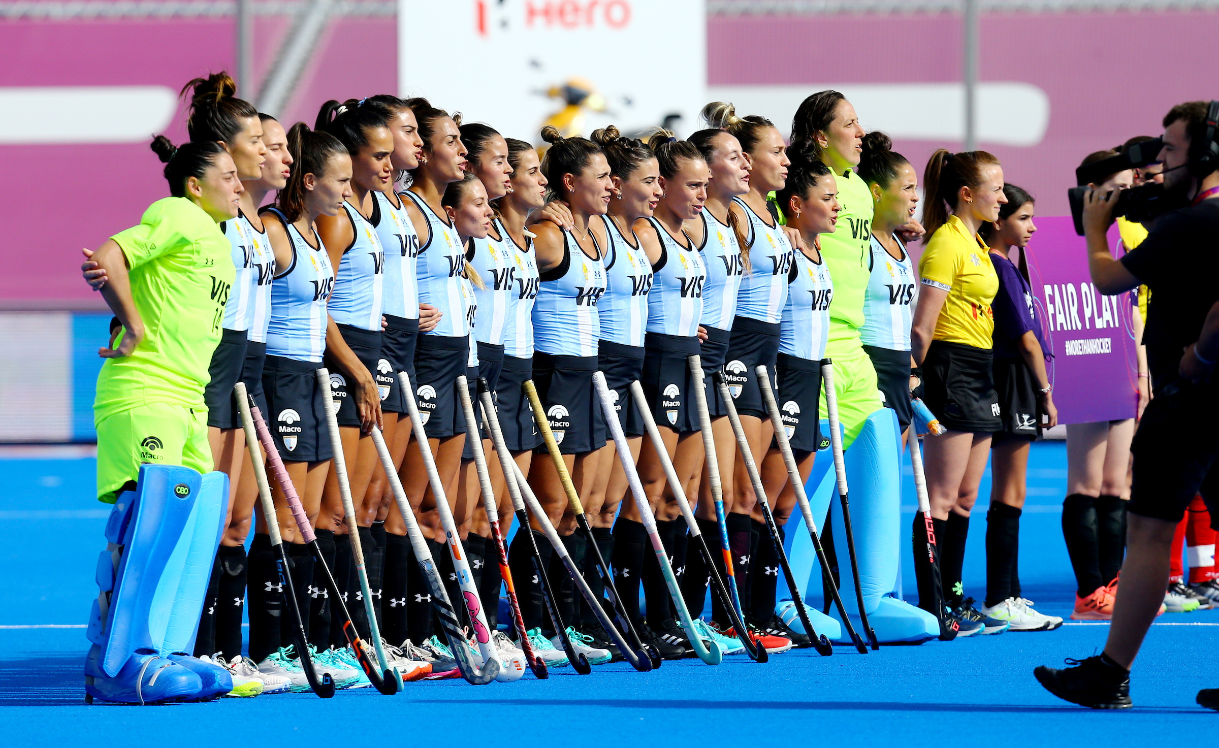 Victoria de Las Leonas en el debut de la Copa del Mundo