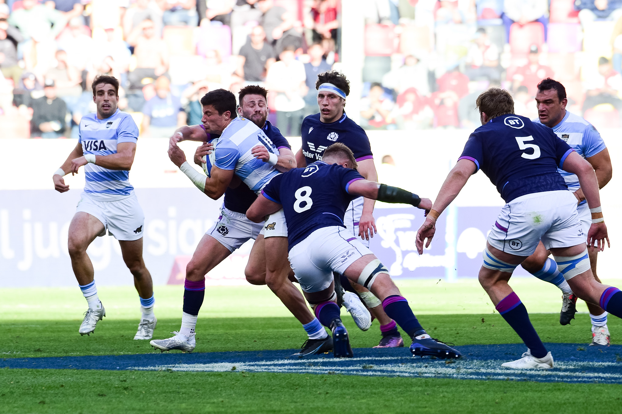 Los Pumas vencieron a Escocia y se quedaron con la serie de los test match