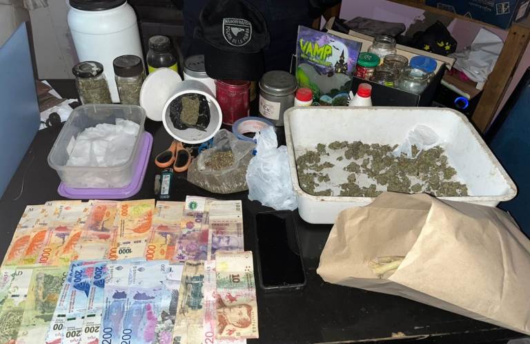 La Policía secuestró droga destinada al narcomenudeo en Toay y General Pico