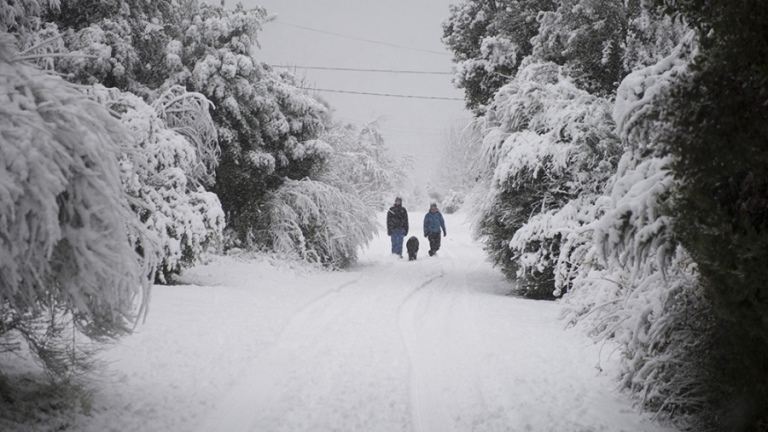 La Patagonia está bajo alerta meteorológica por lluvias, nevadas y vientos intensos