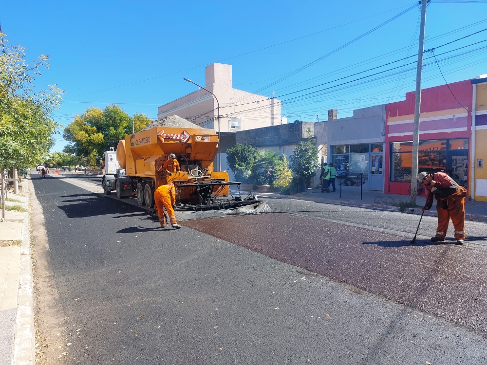 Finalizó la pavimentación de 45 cuadras en General Acha