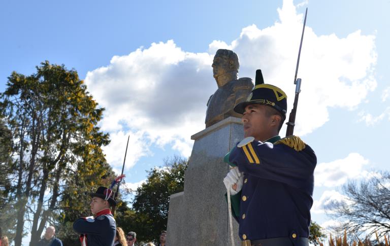 El Gobierno conmemoró el aniversario del fallecimiento del General San Martín en Miguel Riglos