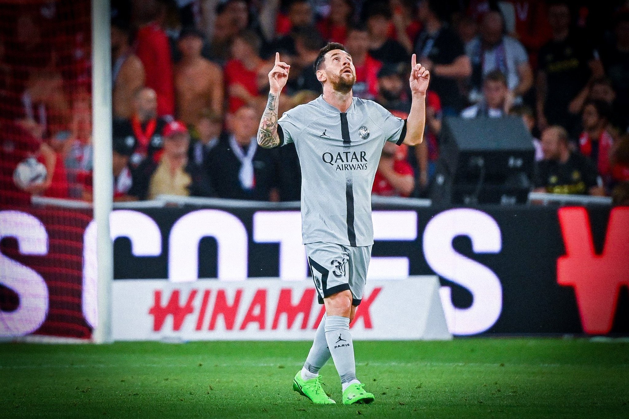 Show de Messi en la goleada del PSG al Lille