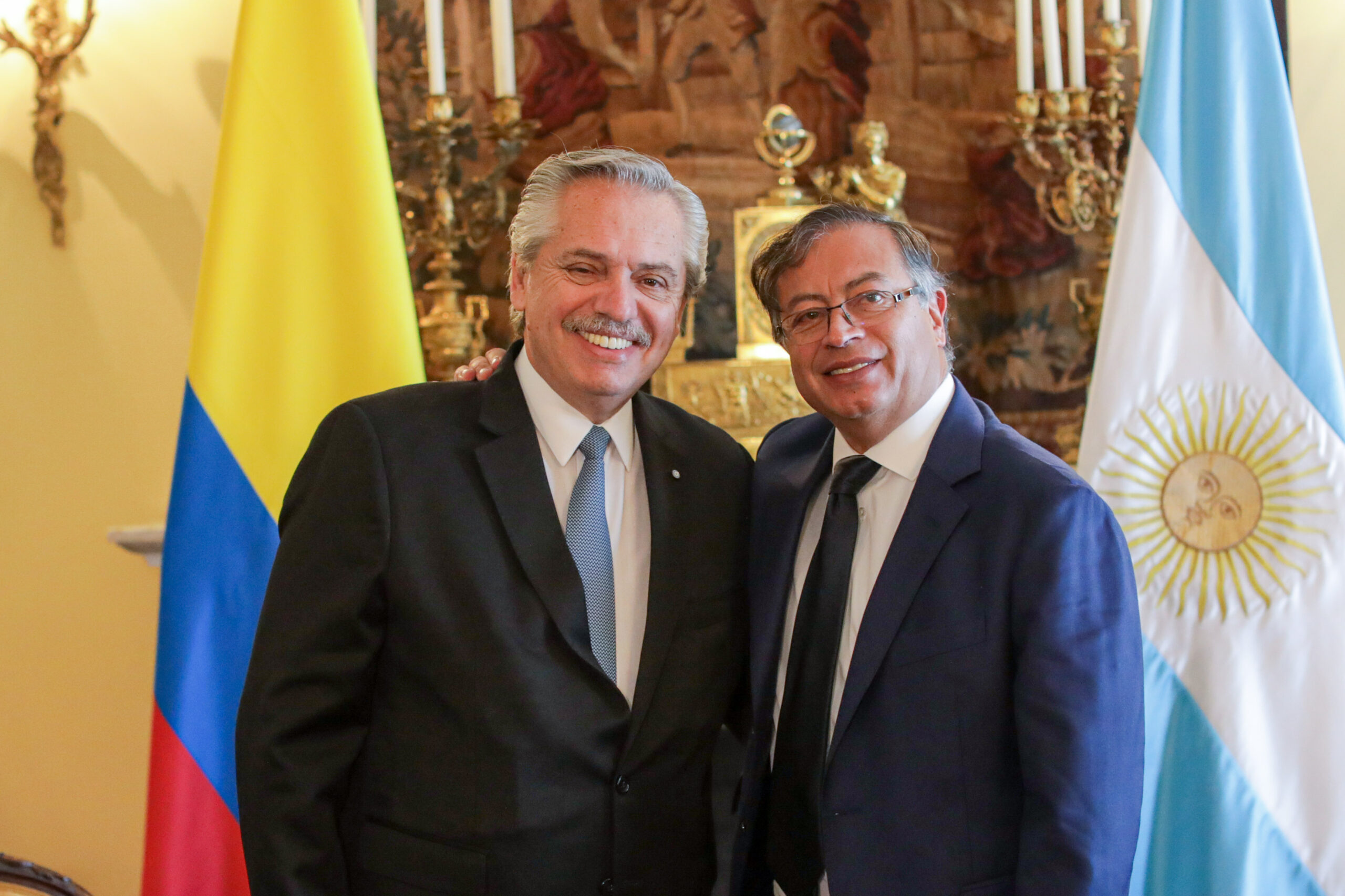 El presidente Fernández se reunió con Petro y se esperanzó con una Colombia “activa en el camino de integración latinoamericana”