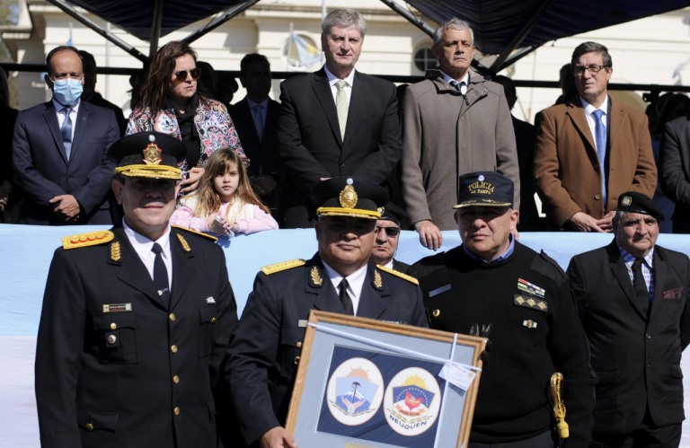 Ziliotto encabezó en General Pico la celebración por el 136° aniversario de la Policía de La Pampa