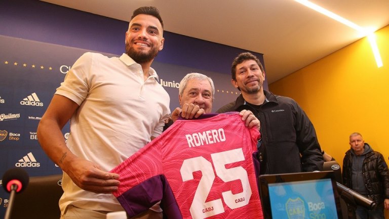 Fútbol: “Estoy feliz de llegar a Boca, el club más grande de Argentina”, dijo “Chiquito” Romero