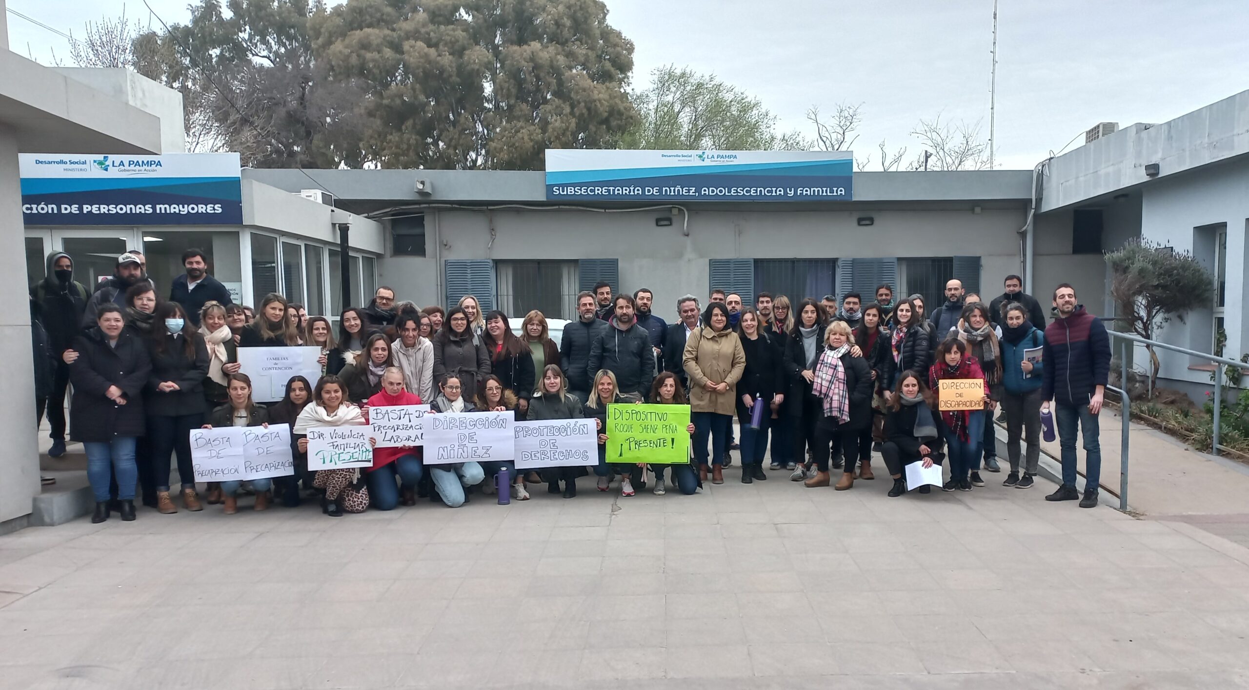 Trabajadores de Niñez y Adolescencia reclamaron por la apertura de las paritarias sectoriales