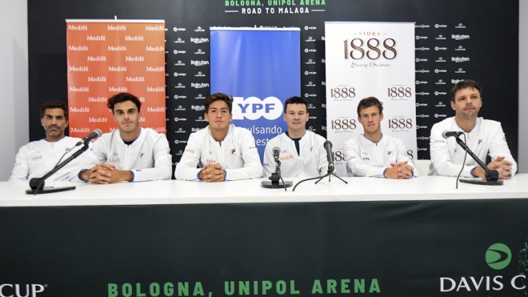 Tenis: Argentina va por un arranque con el pie derecho ante Suecia en la Copa Davis con equipos confirmado