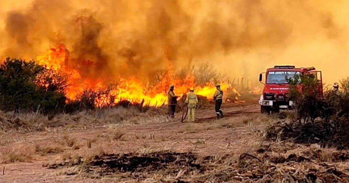 Córdoba: Tercer día consecutivo de fuertes incendios