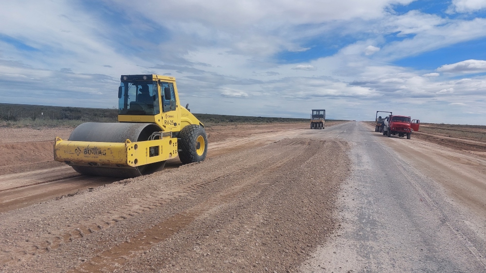 Avanza la obra en la RP 20