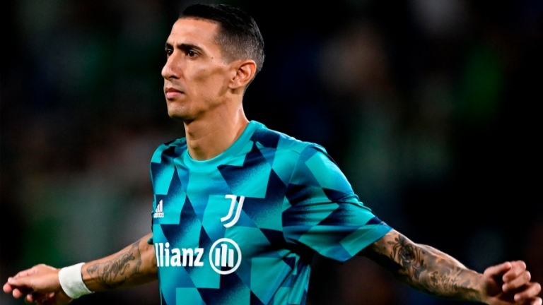 Fútbol: Otra alarma en la Selección, Di María abandonó el campo de juego lesionado en Juventus