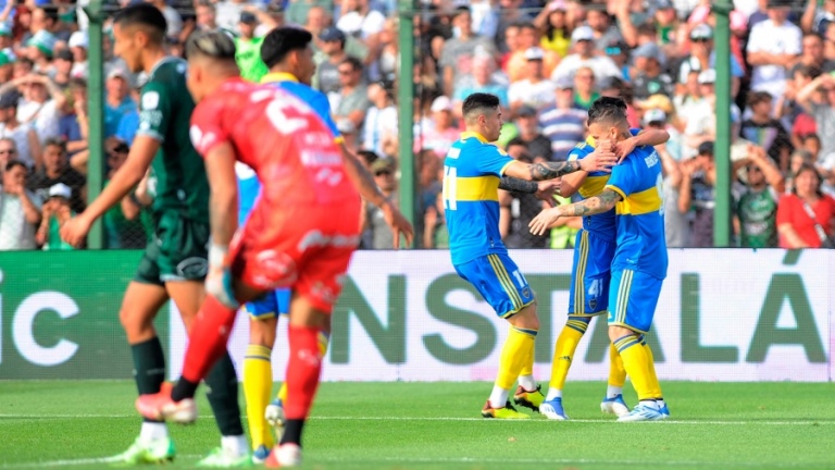 Fútbol: Boca venció a Sarmiento y reafirmó su liderazgo en la Liga Profesional