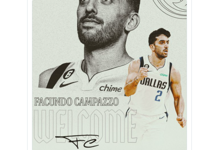 Básquetbol: “Fenómeno Campazzo”, los fans argentinos hicieron explotar las redes de Dallas Mavericks